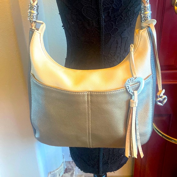 Brighton Bags Brighton Barbados Color Block Shoulder Bag In White